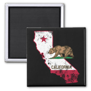 California Flag Patriotic Magnet