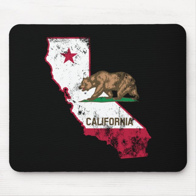 California Flag Patriotic Mousepad (Vorne)