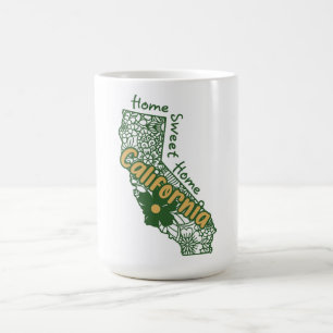 California Floral Doodles Kaffeetasse