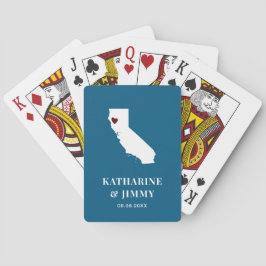 California Gastgeschenk Hochzeit Deck Cards, Staat Spielkarten