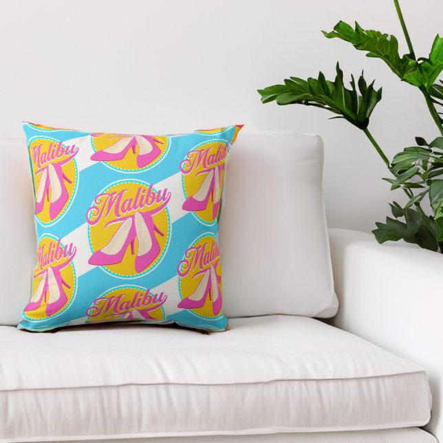 California Girl Malibu Pink High Heels Kissen (Von Creator hochgeladen)