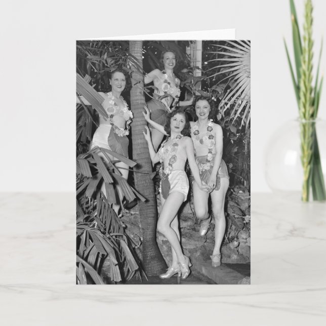 California Girls, 1930er Karte (Vorderseite)