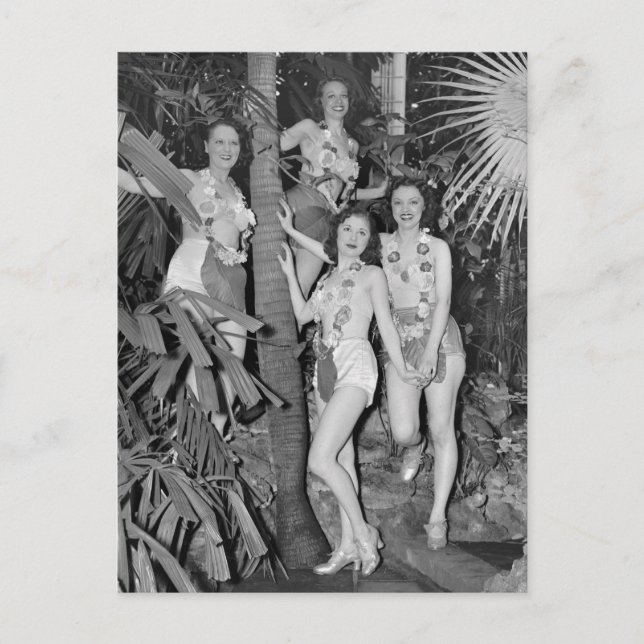 California Girls, 1930er Postkarte (Vorderseite)