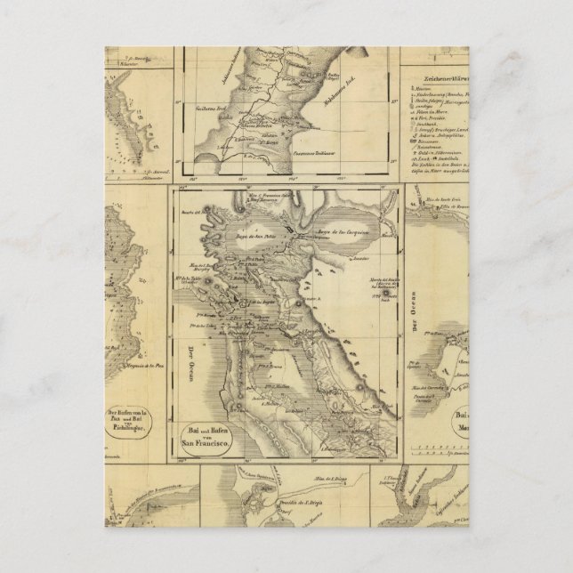California Gold Rush Postkarte (Vorderseite)