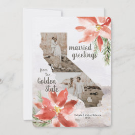 California Golden Staat Karte 1. Weihnachten