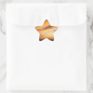 California Golden Sunset Stickers