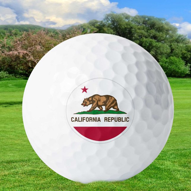 California Golf Balls, State Flag / Patriots Golfball (Von Creator hochgeladen)