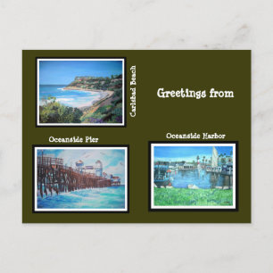 California Greetings - Postcard Postkarte