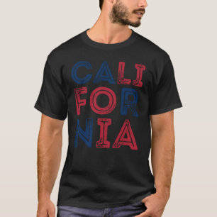 California Grunge Style Lettering Men's T - Shirt