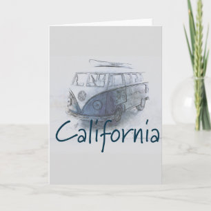 California Grußkarte Karte