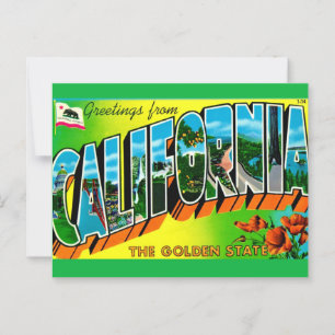 California Grußkarte Postkarte