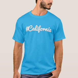California Hashtag USA Staat West Coast Style T-Shirt