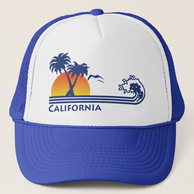 California Hat Truckerkappe (Vorderseite)