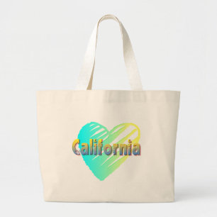 California Heart Jumbo Stoffbeutel
