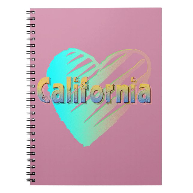 California Heart Notizblock (Vorderseite)