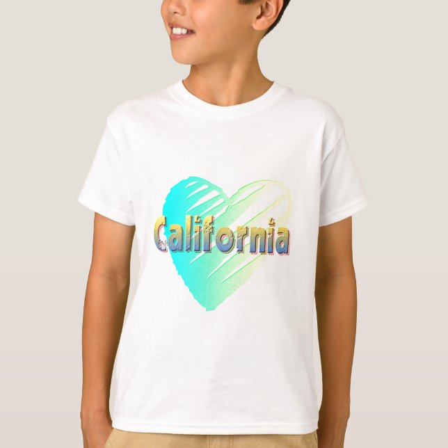 California Heart T-Shirt (Vorderseite)