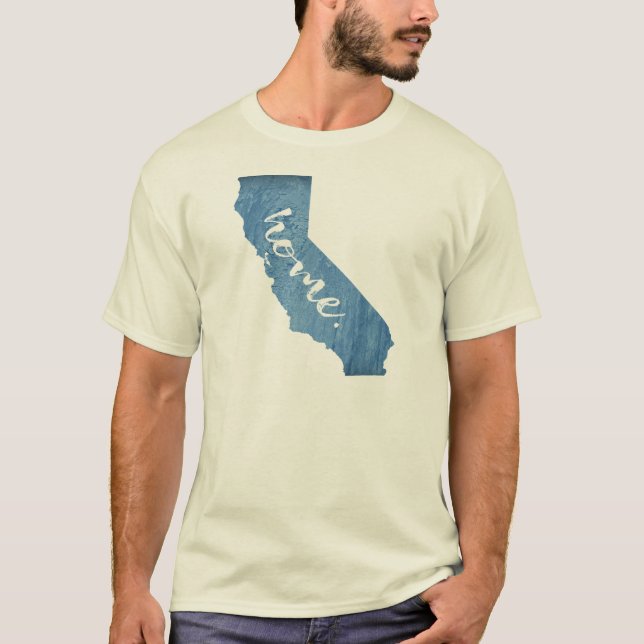 California Home Wood Grain T-Shirt (Vorderseite)