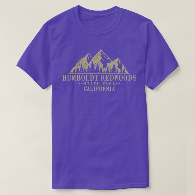 California Humboldt Redwoods Staat Park T-Shirt (Design vorne)