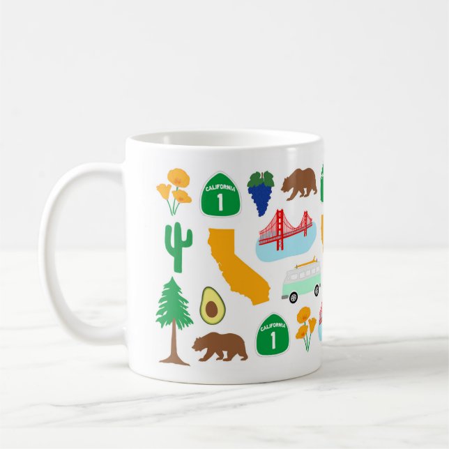 California Icons Kaffeetasse (Links)