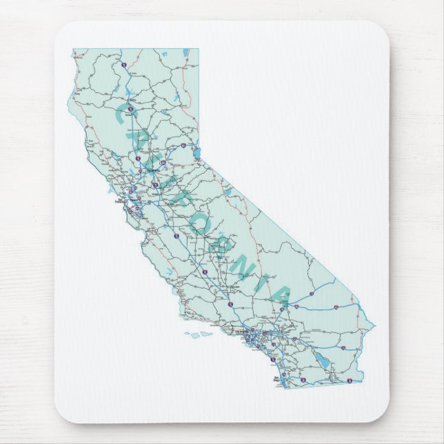 California Interstate Map Mousepad (Vorne)