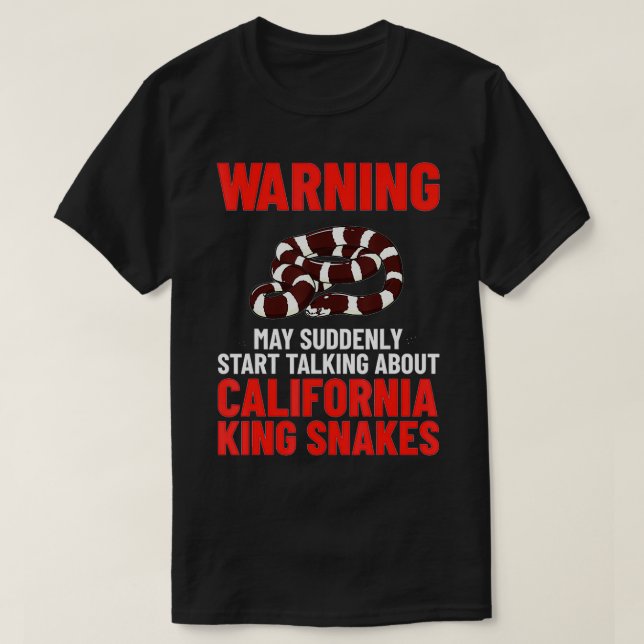 California King Snake High White Habitat  T-Shirt (Design vorne)