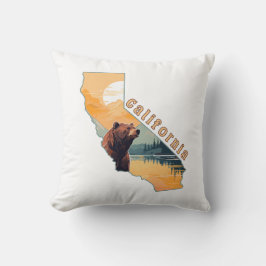 California Kontur Bärengebirge Kissen