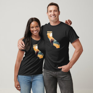 California Kontur Bärengebirge T-Shirt