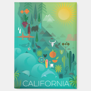 California Kühlschrank Magnet