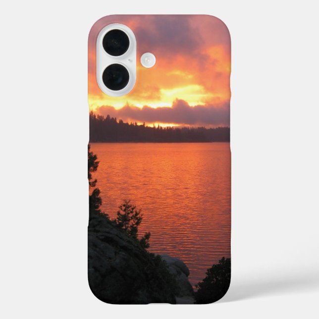 California Lake Sunset Case-Mate iPhone Hülle (Rückseite)