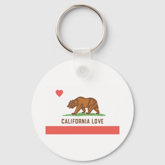 California Liebe Schlüsselanhänger (Vorderseite)