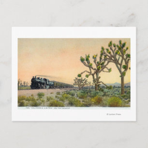 California Limited Train durch Postkarte