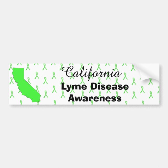 California Lyme Disease Awareness Autoaufkleber (Vorne)