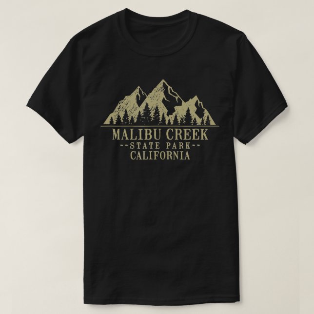 California Malibu Creek Staat Park T-Shirt (Design vorne)