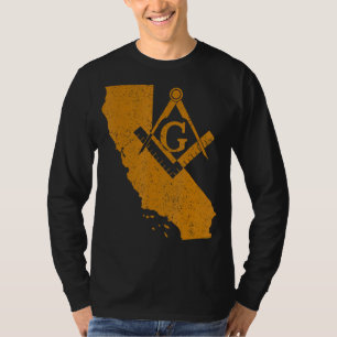 California Mason Grand Lodge Masonic F&AM Väter T-Shirt