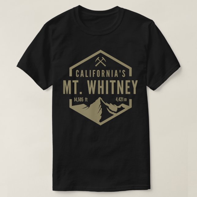 California Mt. Whitney T-Shirt (Design vorne)