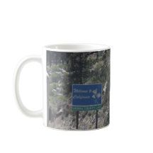 California-Nevada Staat Line Tasse