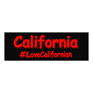 "California" Niedliches Design. Jetzt kaufen Fotodruck