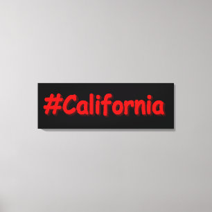 "#California " Niedliches Design. Jetzt kaufen Leinwanddruck