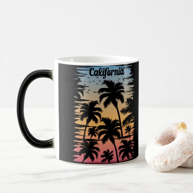 California Palm Tree Verwandlungstasse (Mit Donut)