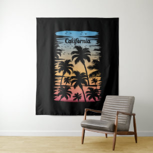 California Palm Tree Wandteppich
