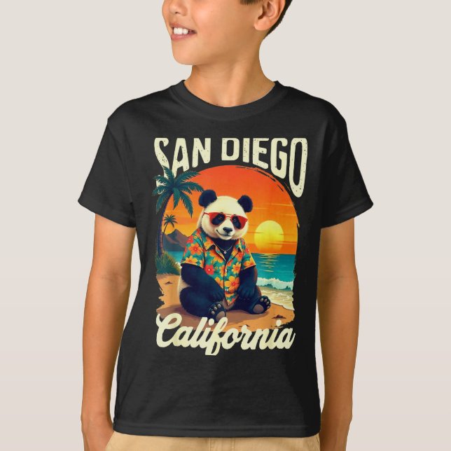 California Panda Zoo San Diego New Year 2025 Famil T-Shirt (Vorderseite)