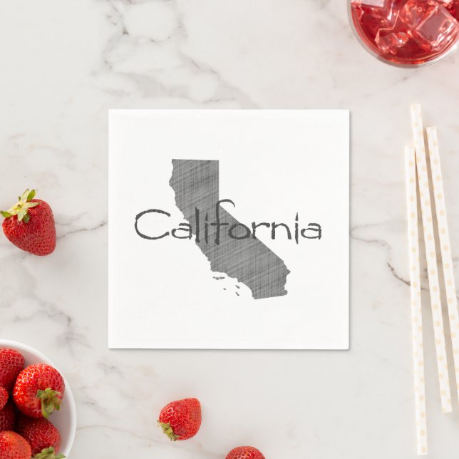 California Paper Party Napkins Serviette (Beispiel)