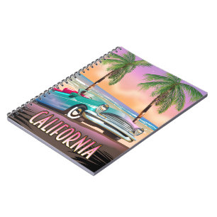 California Paradise Sunset Notizblock