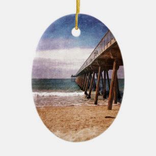 California Pazifik Ozean Pier Keramikornament