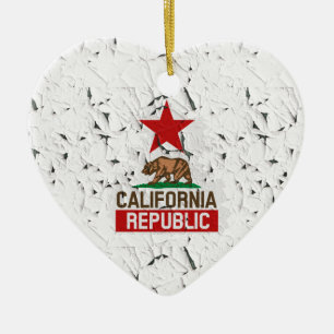 California Peeling Paint Decor Keramikornament