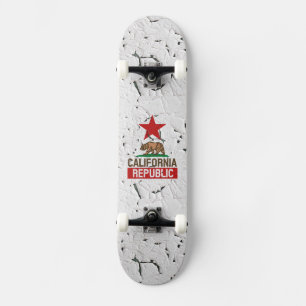 California Peeling Paint Decor Skateboard