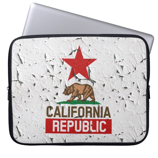 California Peeling Paint Style Laptopschutzhülle (Vorderseite)