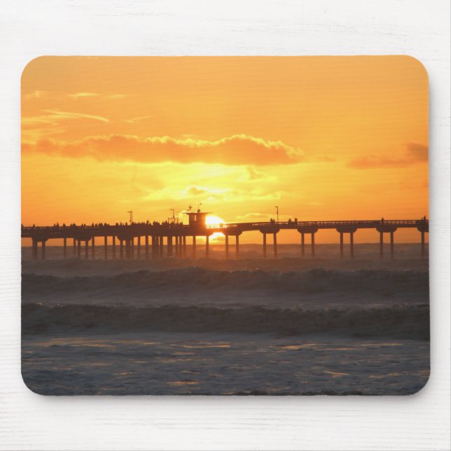 California Peer at Sunset Mousepad (Vorne)