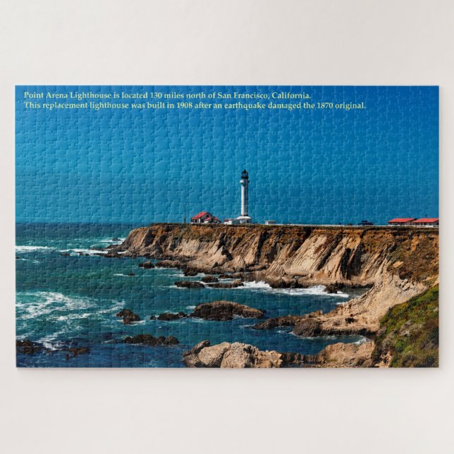 California Point Arena Lighthouse Puzzle (Horizontal)