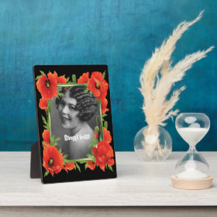 California Poppies Art Frame Plaque Fotoplatte